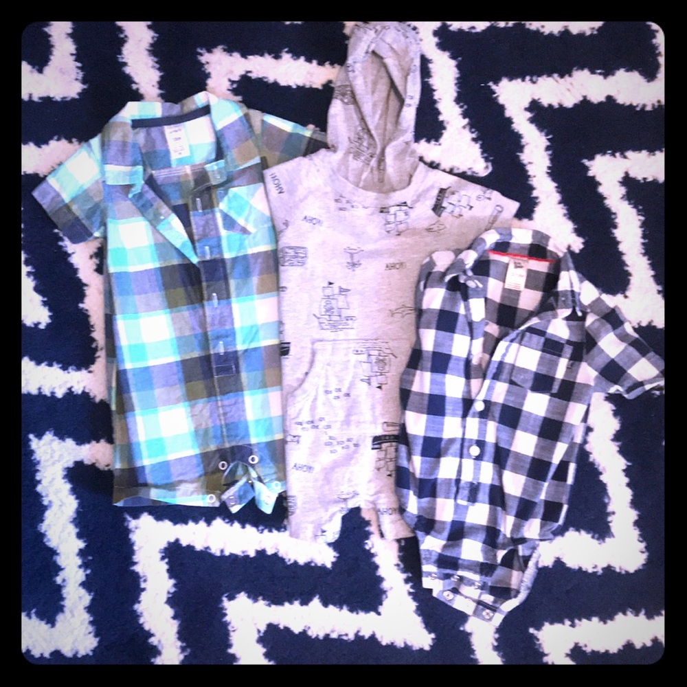 2 Carter’s 18 months,  1 baby b gosh 12 to 18 mths